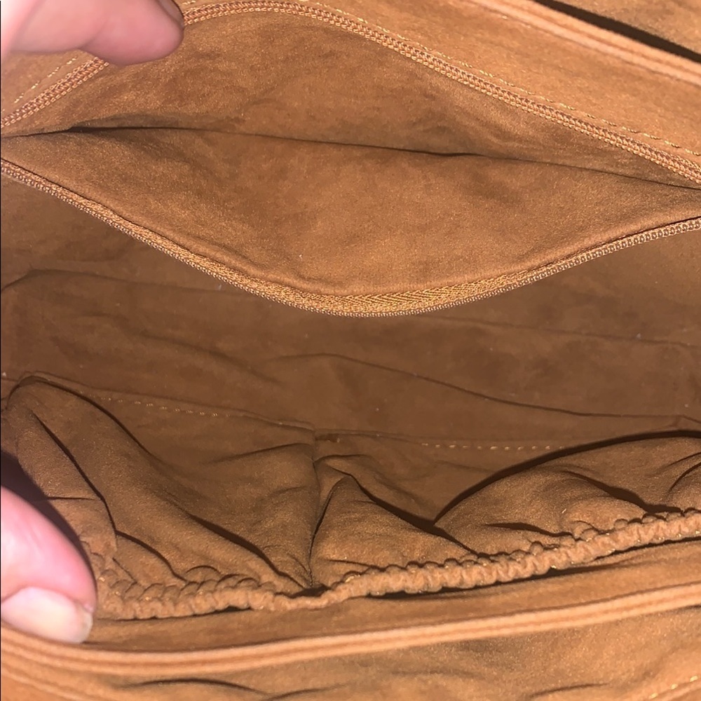 PATRICIA NASH Brown Structured Satchel with Dark Handles and Tassel NEOT - Picture 14 of 16